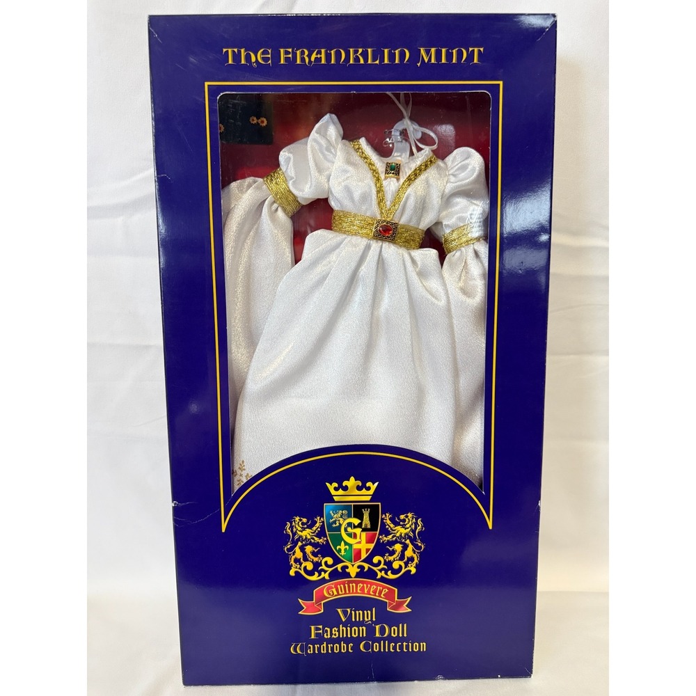 Franklin Mint Guinevere Ethereal Bride Dress- White Collector Outfit NEW IN BOX